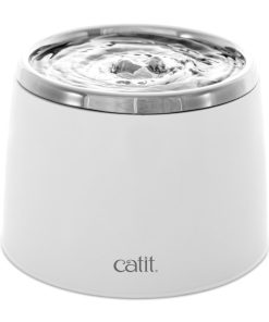 Abreuvoir pour chat 2L avec dessus en acier inoxydable – Catit